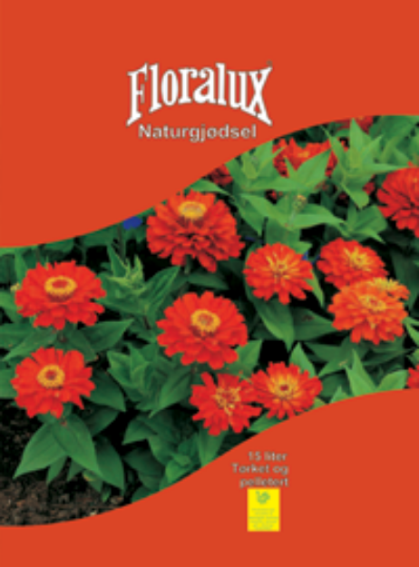 Floralux Naturgjødsel pelelts 15ltr  pr.stk