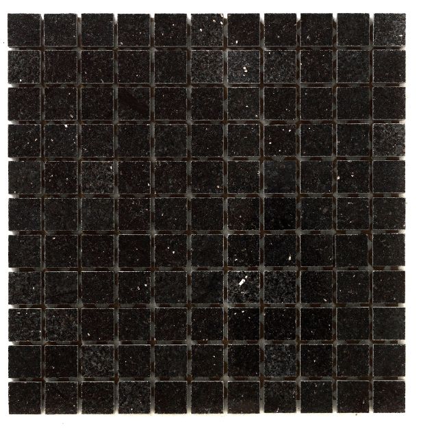 Bilde av Granitt Mosaikk Black Galaxy 5x5cm