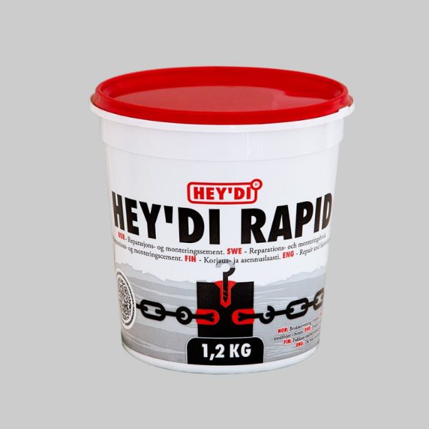 Bilde av Heydi Rapid Mørtel 1,2 kg